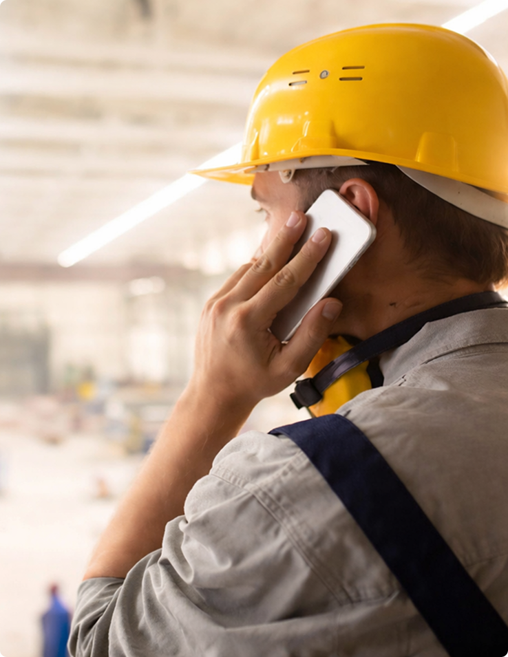 Construction engineer on call